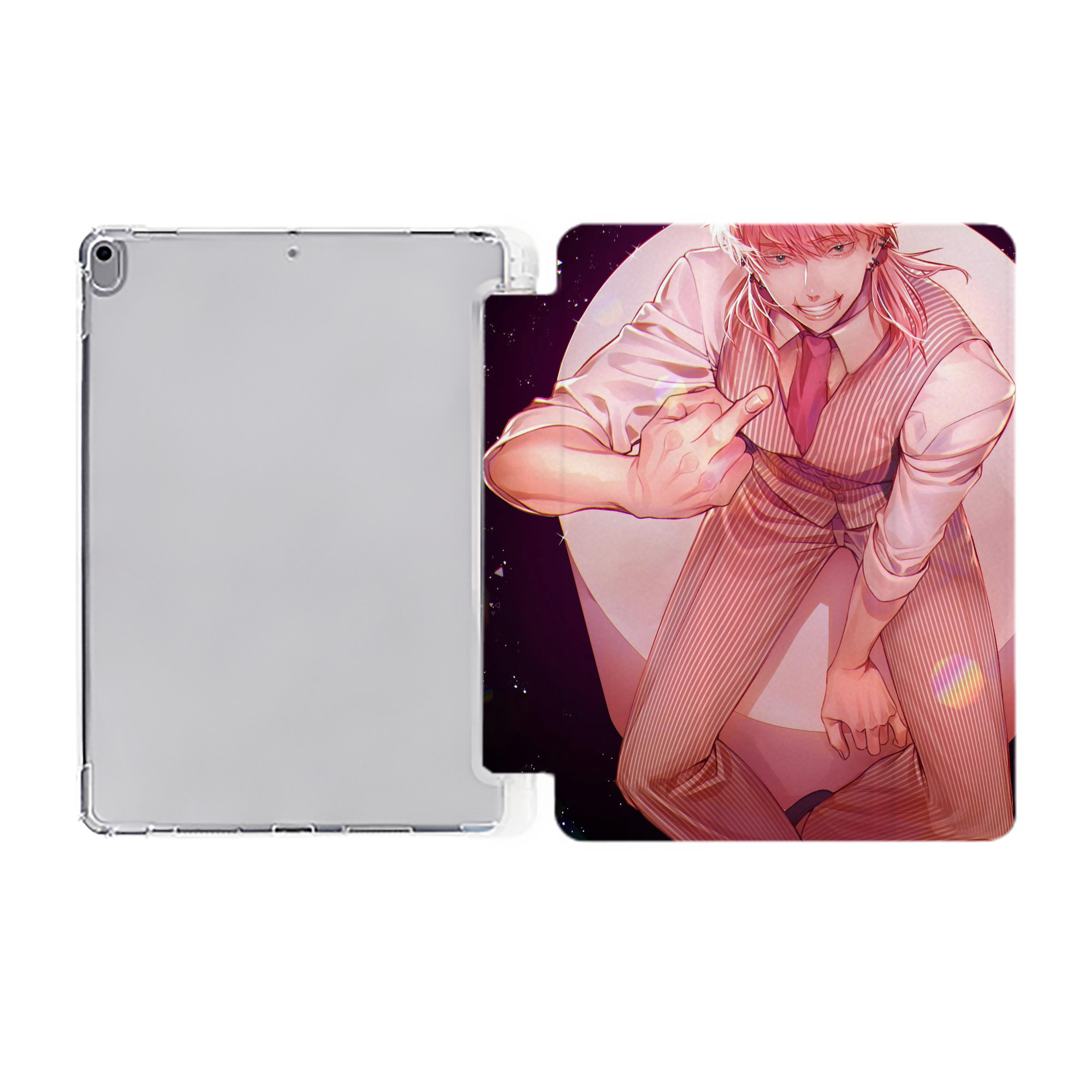 （画像用） 東京リベンジャーズ Tokyo Revengers IPad ケース ペン収納付き 三つ折りスタンド PUレザー×シリコン 対応機種9.5/10.5/10.9インチ